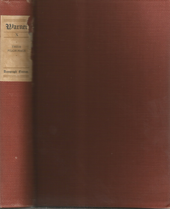WRITINGS OF CHARLES DUDLEY WARNER, 1904, AUTOGRAPH ED, W/SIGNED PRINTS, 15 VOLS. gallery