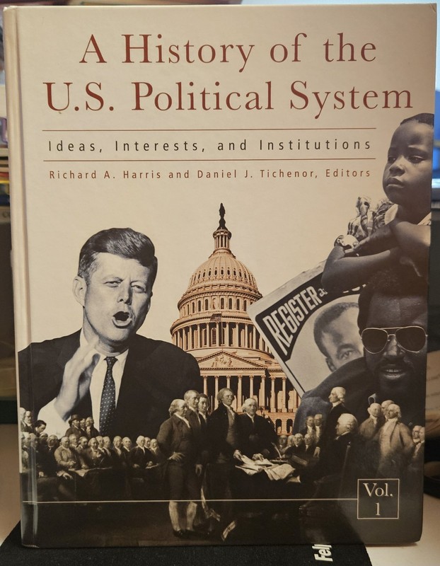History of the U. S. Political System Volume 1 +Volume 2+ Volume 3 , LIKE NEW