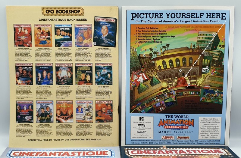 CINEFANTASTIQUE : STAR WARS, JAMES BOND, STAR TREK, TWELVE MONKEYS SET gallery