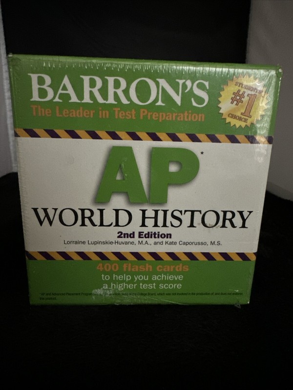 Barron’s Test Prep Ser.: AP World History Flash Cards by Kate Caporusso and…