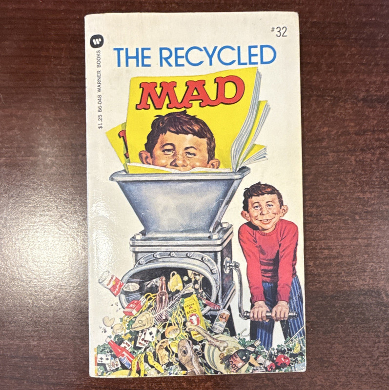 MAD The Recycled MAD Paperback Book Warner Books Satire Humor MAD Series