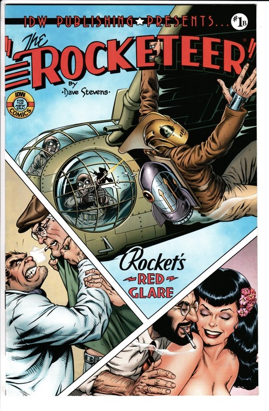 ROCKETEER: CARGO OF DOOM #1, CVR B DAVE STEVENS, NM/M, IDW Publishing (2012)