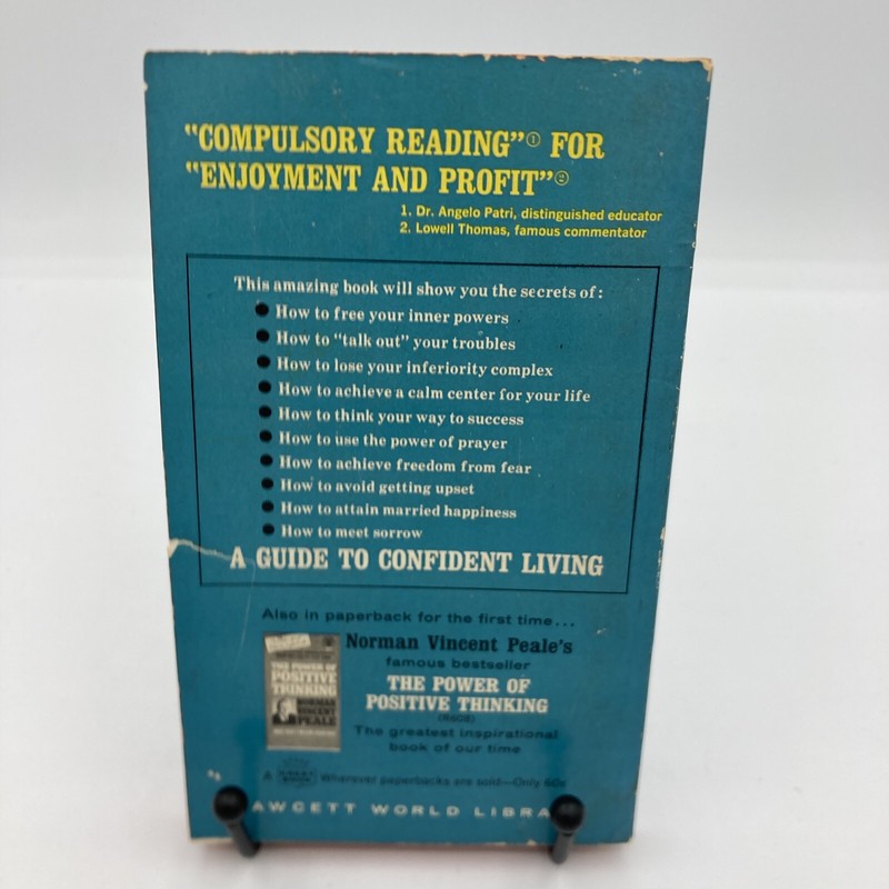 A Guide to Confident Living Norman Vincent Peale 1966 A Fawcett Crest Book gallery