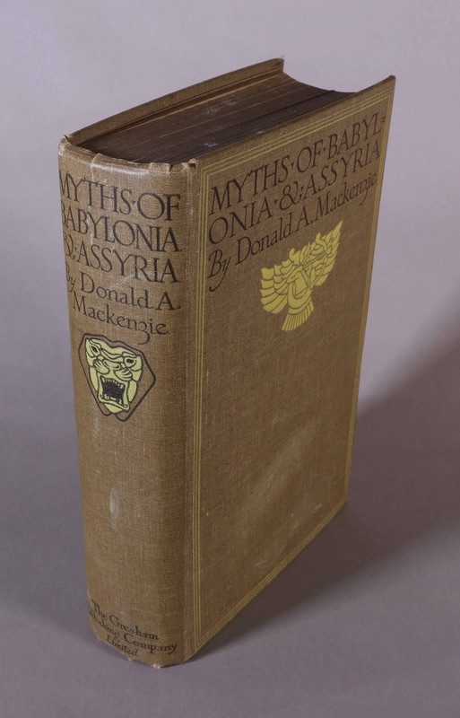 Myths of Babylonia & Assyria Mackenzie Early Gresham Ed Folding Map