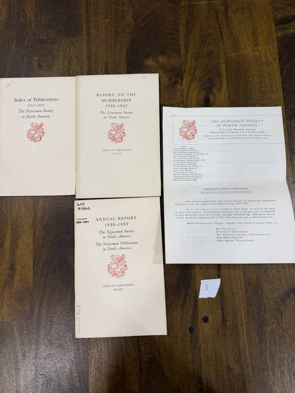 Newcomen Society N America Index Of Publications – Membership – Annual Report