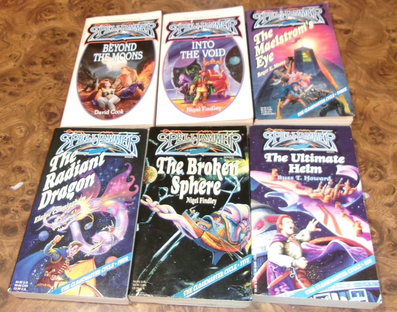 Complete Set of Spellljammer The Cloakmaster Cycle Books 1-6 TSR Lot