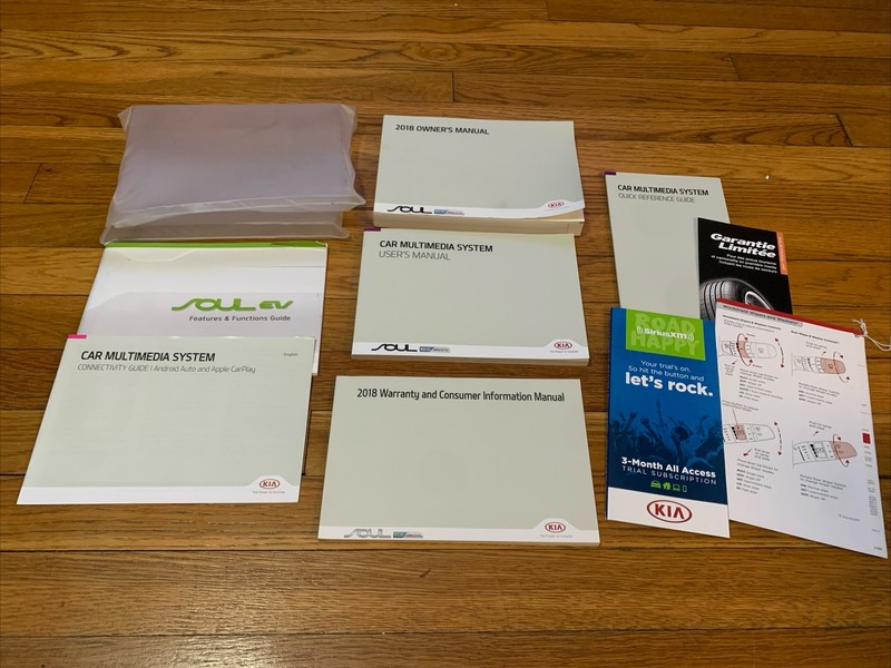 2018 Kia Soul Eco Electric EV Owners Manual With Navigation OEM Free Shipping