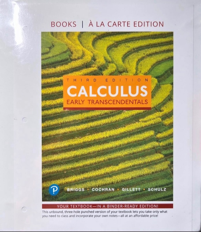 Calculus : Early Transcendentals, Books a la Carte Edition by Lyle Cochran,…