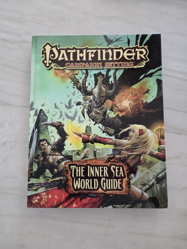 Pathfinder Campaign Setting The Inner Sea World Guide Hardcover w/ Map