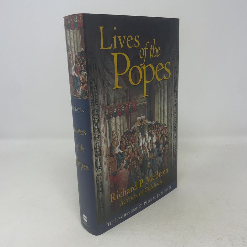 Lives of The Popes by Richard P. McBrien HC First Edition Like New 1997