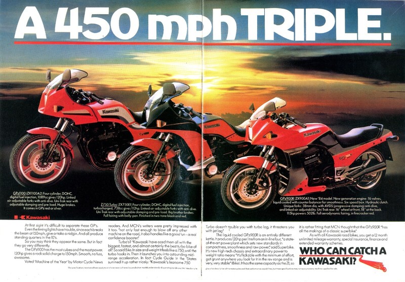 SUPERBIKE MAGAZINE APRIL 1984-SUZUKI RG250 GAMMA MORIWAKI 1150 FRED CURRY 1150 gallery