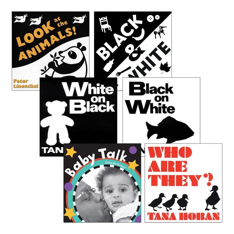 Kaplan Early Learning Black and White Board Books – Set of 6