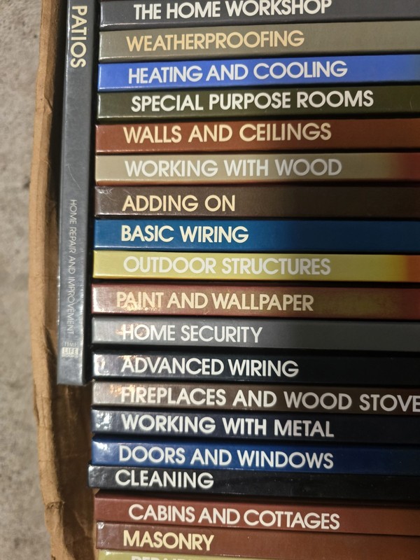 Time-life Home Repair & Improvement Set Complete 36-volume Set 80s Vintage Books gallery