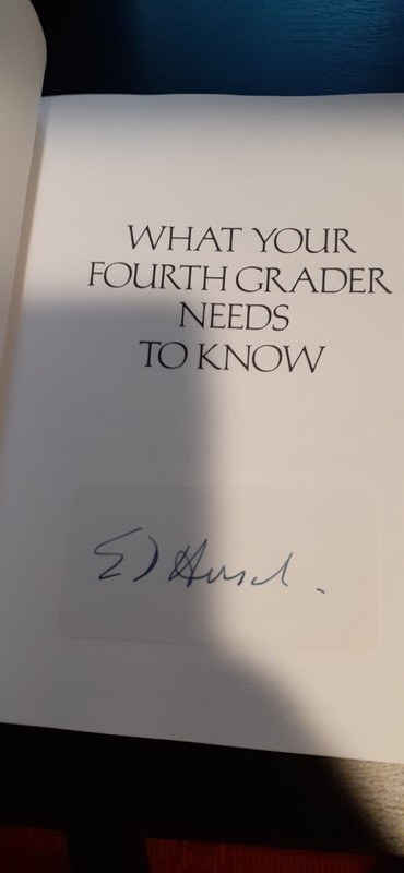 The Core Knowledge: What Your 4th Grader Needs to Know, Brand New, Signed gallery