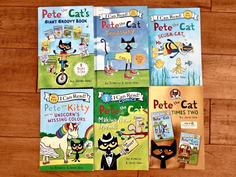 Pete the Cat Groovy Book + Treasury Book, + 4 readers; 19 stories in all