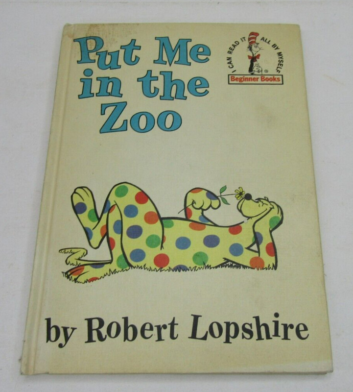 Beginner Books(R) Ser.: Put Me in the Zoo by Robert Lopshire (1960, Hardcover)