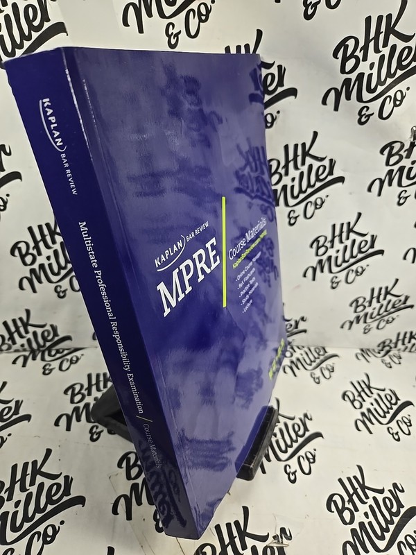 Kaplan Bar Review MPRE Course Materials Study Guide Law Student gallery