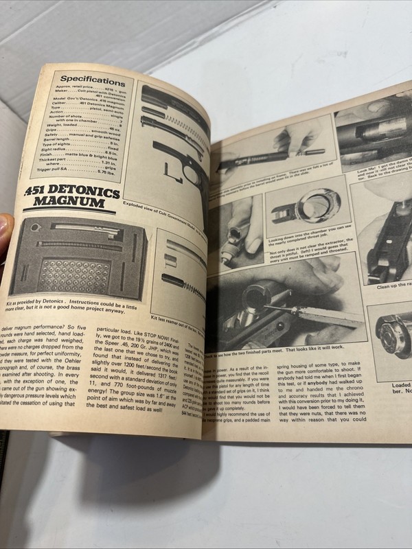 Pistolero March 1983 CIA’s Small Arms, Colt .45, Ultimate 9mm, Knife Fighting! gallery