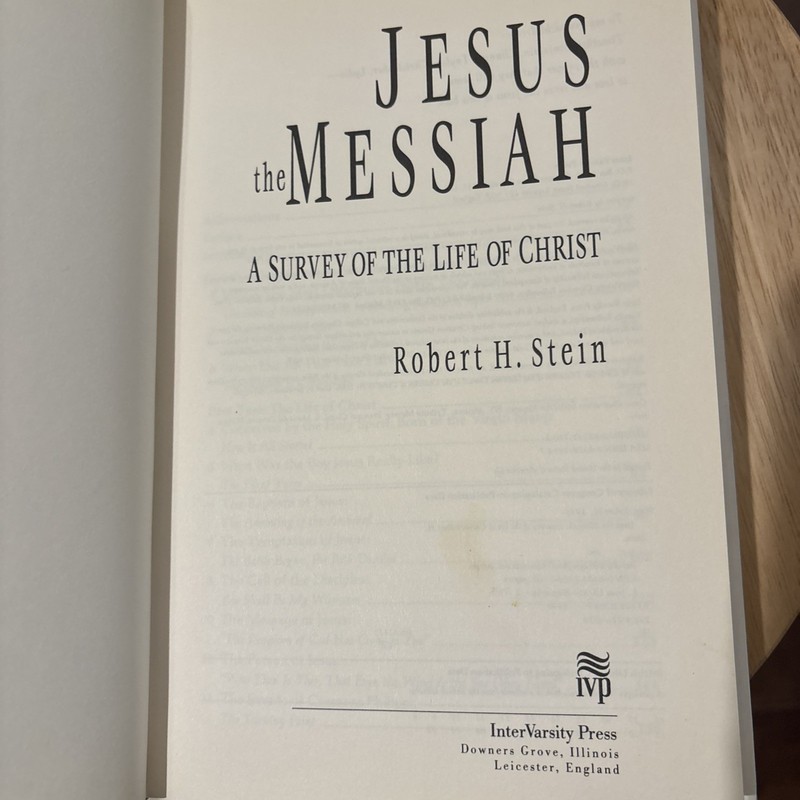 Jesus The Messiah By Robert H. Stein HBDJ gallery