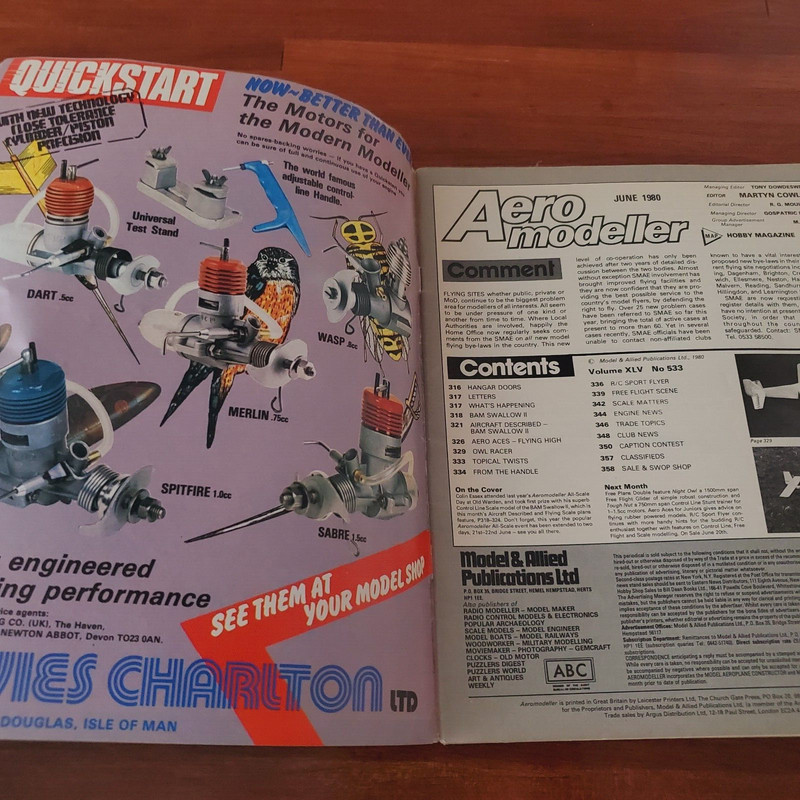 1980 JUNE - AERO MODELLER RADIO CONTROL SCALE SPECIAL VINTAGE MAGAZINE gallery