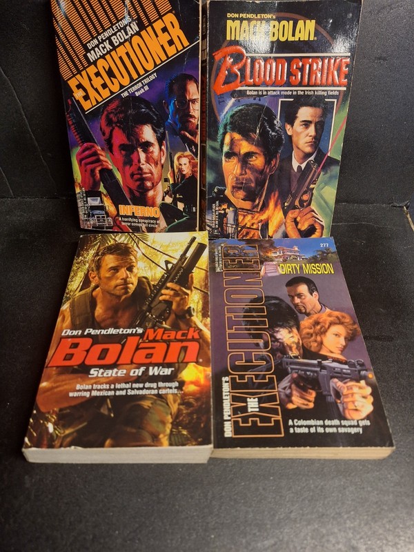 Mack Bolan Executioner Lot of 4 First Editions
