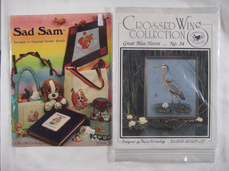 Lot 35 books patterns Cross-Stich Embroidery Painting Needlepoint arts & Craft gallery