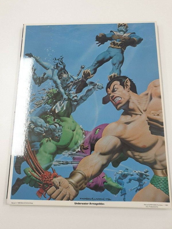 Hulk – Underwater Armageddon poster, mounted and laminated, VGC