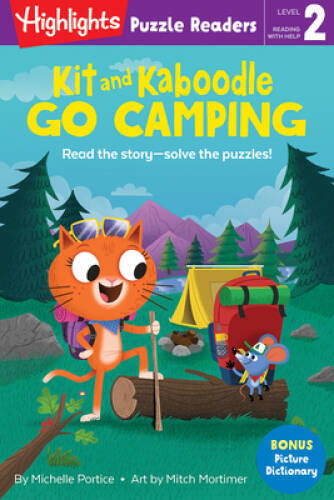 Kit and Kaboodle Go Camping (Highlights Puzzle Readers) – Hardcover – GOOD