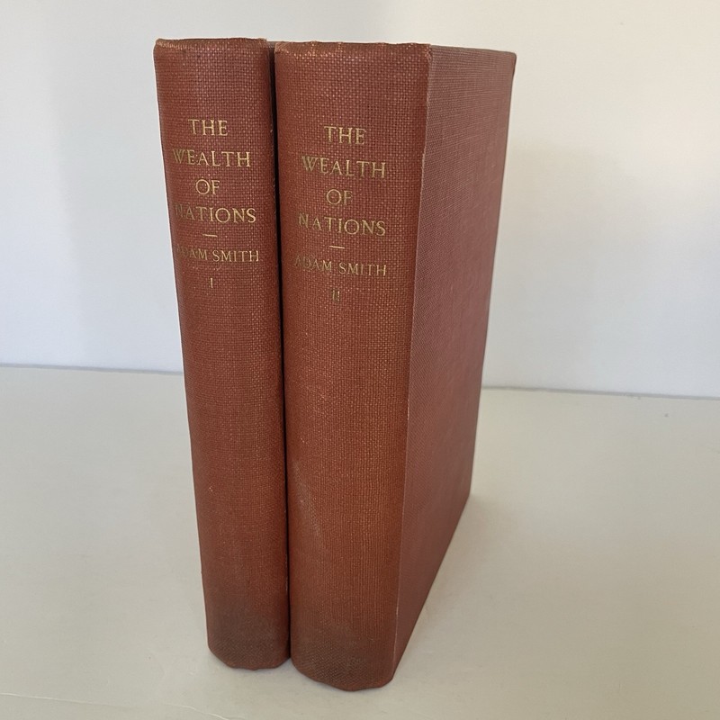 The Wealth of Nations by Adam Smith 1880 Second Edition Oxford Press Vols 1 & 2