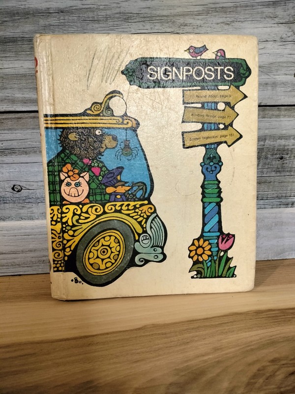 Vintage SIGNPOSTS 1973 William K Durr Hardcover Houghton Mifflin Company