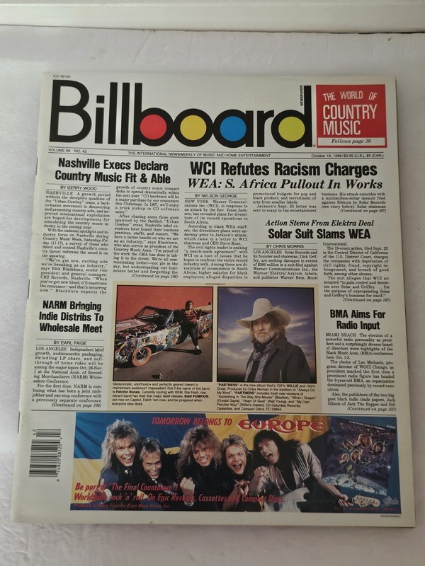 Billboard Magazine October 18, 1986 The Rolling Stones Oedipus Dick Clark Ads