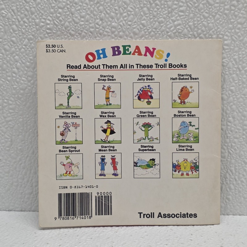 Oh Beans by Ellen Weiss 1989 Lot of 3 Books - Wax Bean, Mean Bean, Half Baked gallery