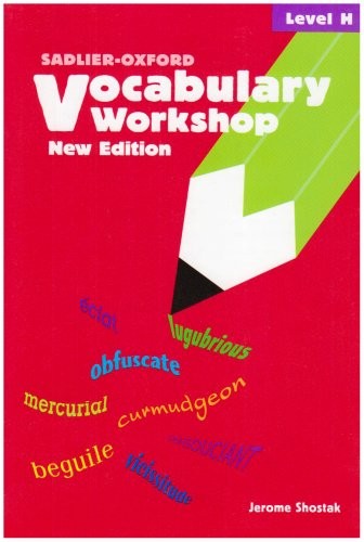 VOCABULARY WORKSHOP: LEVEL H By Jerome Shostak **BRAND NEW**