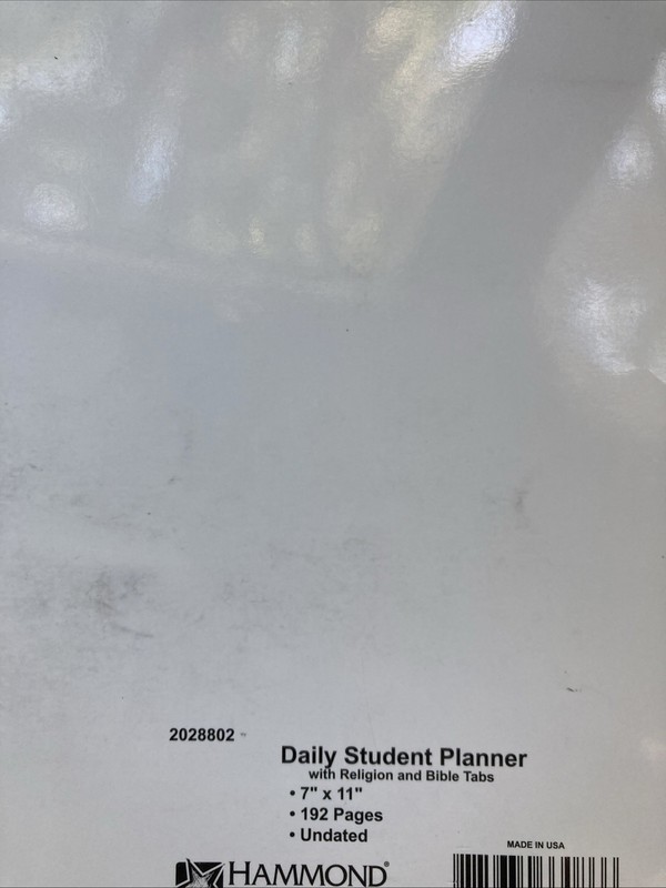 Hammond and Stephens Undated Daily Student Planner. Like New! 7x11. 192 Pages. gallery