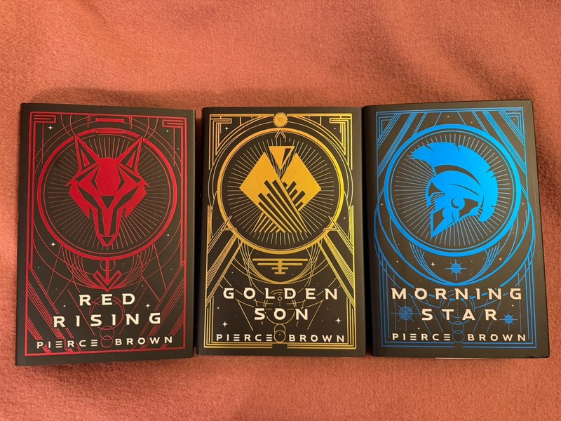Fairyloot Red Rising Trilogy By Pierce Brown Special Editions Books 1-3