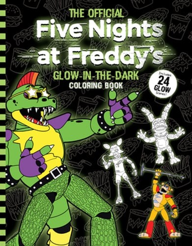 Five Nights at Freddy’s Glow in the Dark Coloring Book by Scott Cawthon: New