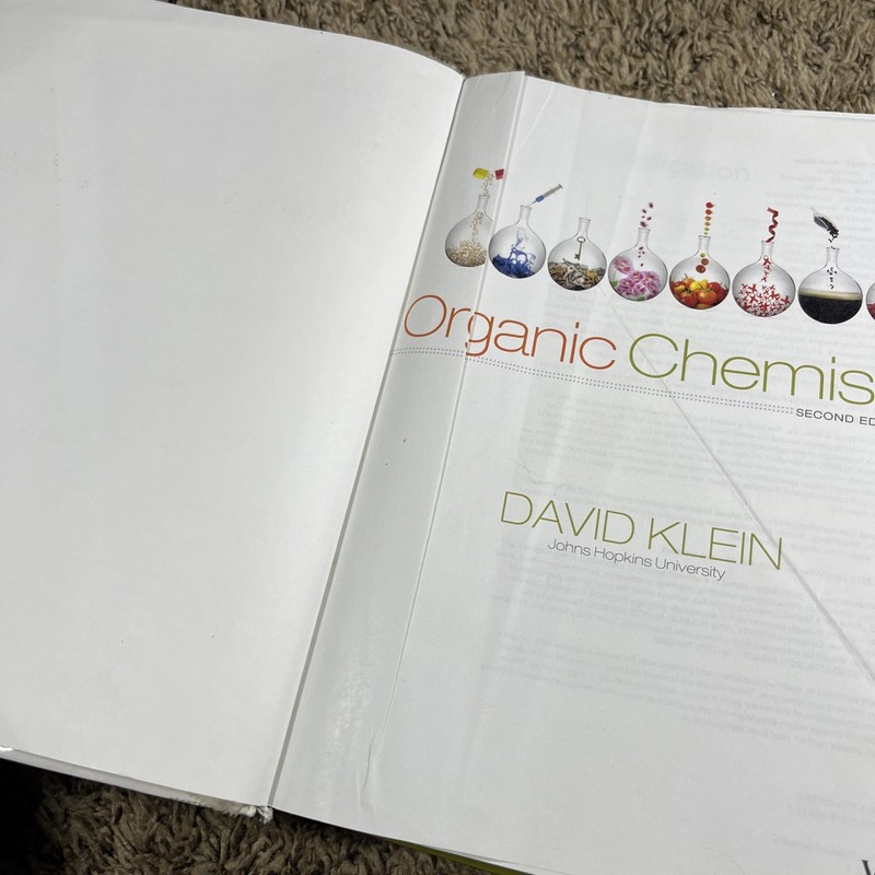 Organic Chemistry Second Edition by David Klen Hardcover Wiley gallery
