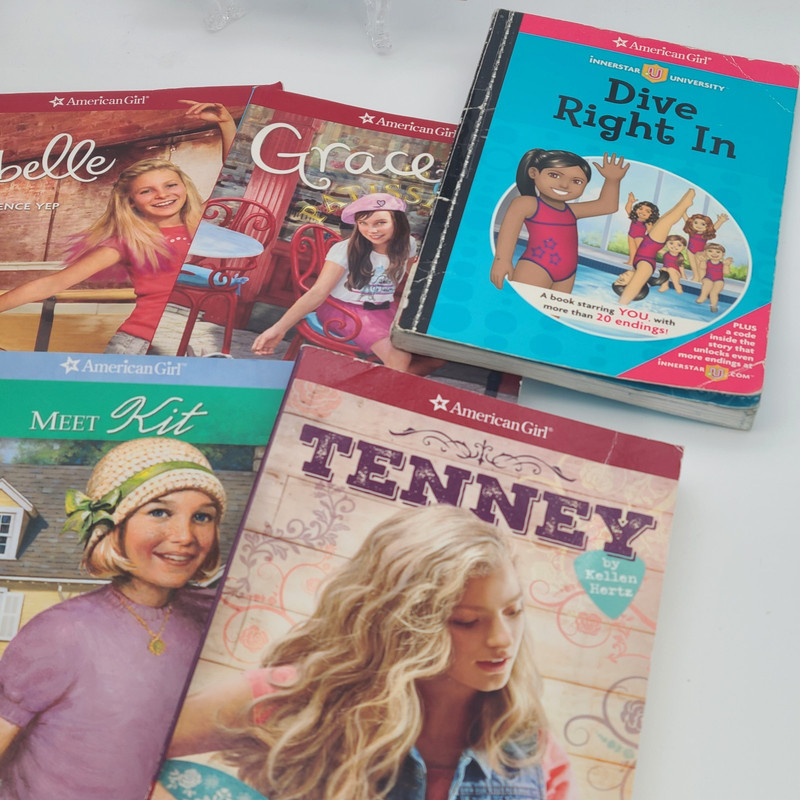 American Girl Paperback book lot of 10: Kit Grace Saige Julie Isabelle Luciana gallery