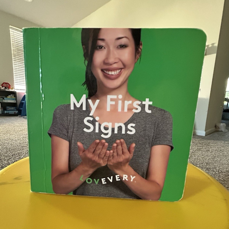 Lovevery My First Signs Board Book – Sign Language for Under 2 Years