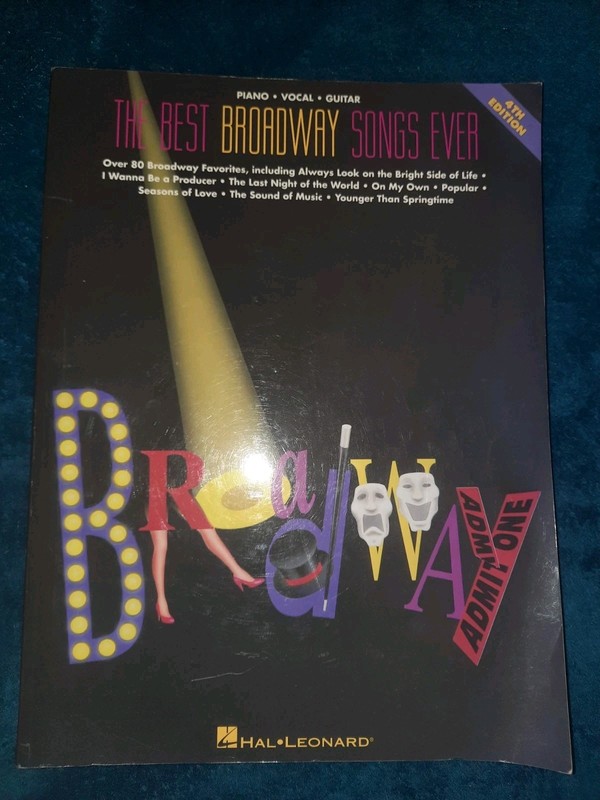The Best Broadway Songs Ever by Hal Leonard Publishing Piano Vocal Guitar