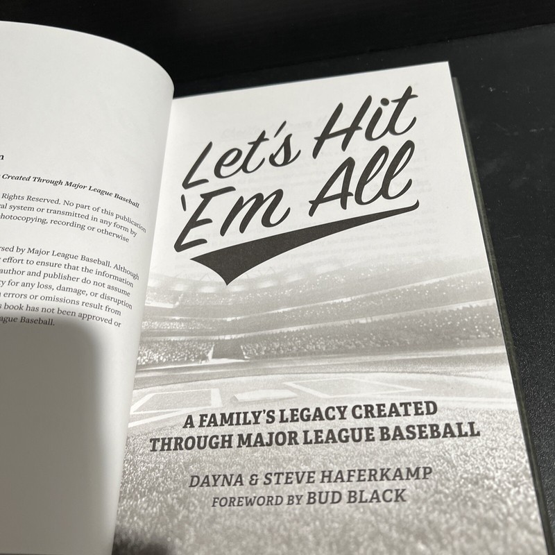 Signed 1st Let's Hit 'em All: A Family's Legacy… Dayna Haferkamp HC DJ 2016 gallery
