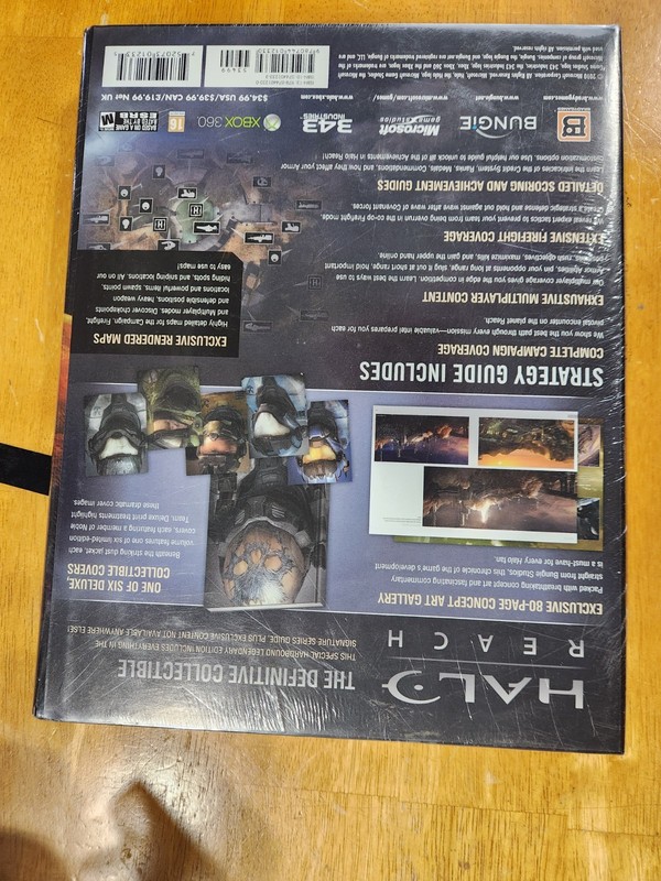 Halo Reach Legendary Edition Guide by BradyGames Staff (2010, Hardcover) Sealed gallery