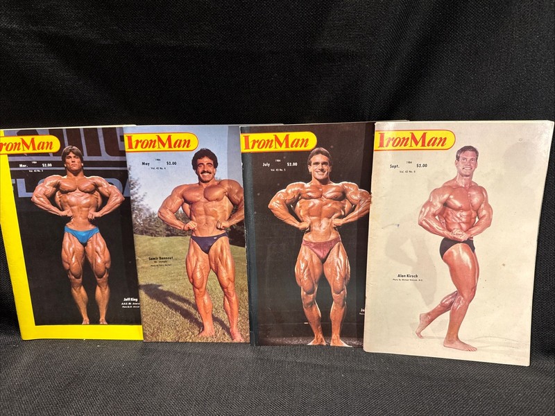Iron Man Magazine 1984 full set lot Of 4 Mar. May. Jul. Sep.