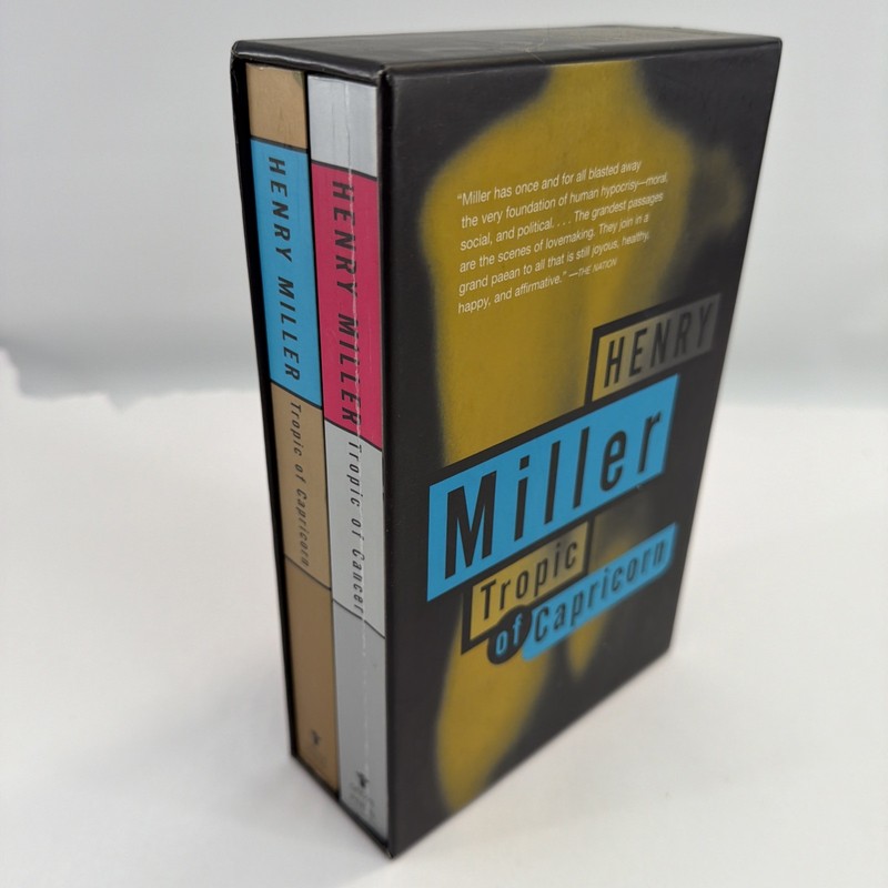 Tropic of Cancer and Tropic of Capricorn by Henry V. Miller Box Set