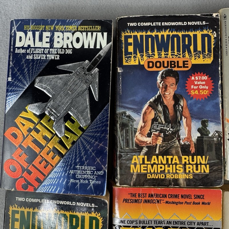 Lot of 8 Vtg Military War Paperback Books World War II, Space Race CIA Cold War gallery
