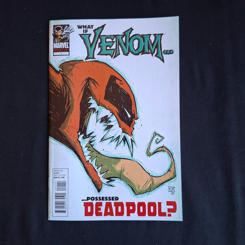 What IF Venom Possessed Deadpool 1 (b5) Marvel VF_NM 2011