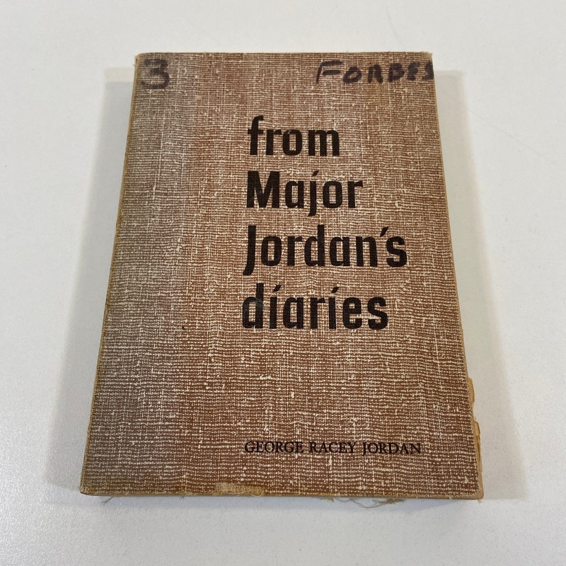 From Major George Racey Jordan’s Diaries 1958 Bookmailer VTG TPB WWII History