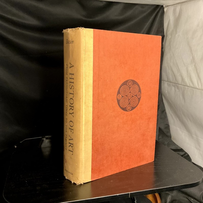 A History of Art Germain Bazin Bonanza Books 1959 Illustrated Color Plates