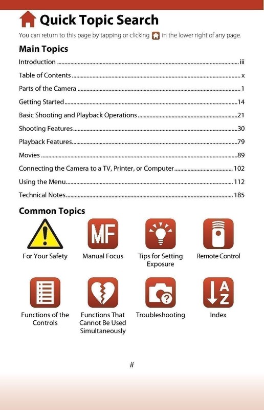 NIKON CoolPix P1000 Reference Instruction User Manual 244pg TOUGH Covers/Binding gallery