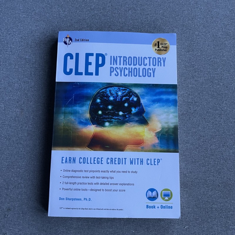 CLEP® Introductory Psychology Paperback Don J. Sharpsteen